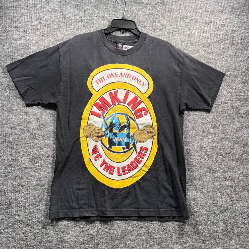 IMKING The One And Only We The Leaders Graphic T-Shirt Black Mens Large